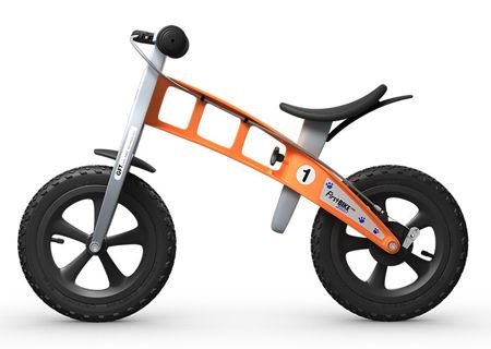 Dětské odrážedlo First Bike Cross oranžové