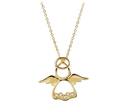 Levien Originální pozlacený náhrdelník Andělíček