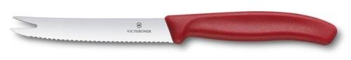 Nůž na sýr a uzeninu Victorinox 11 cm 6.786 Barva: červená