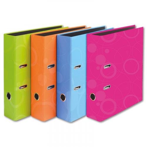 Pořadač kartonový pák.A4 NEO COLORI 7,0 cm, růžový