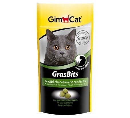 GRAS BITS tabl. s kočičí trávou 40 g