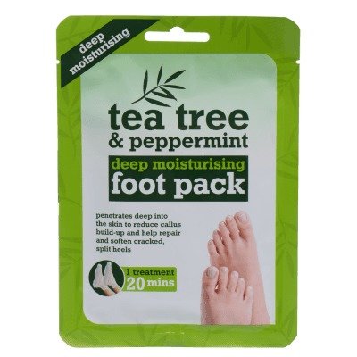 Xpel Tea Tree Tea Tree & Peppermint Deep Moisturising Foot Pack 1 ks krém na nohy pro ženy