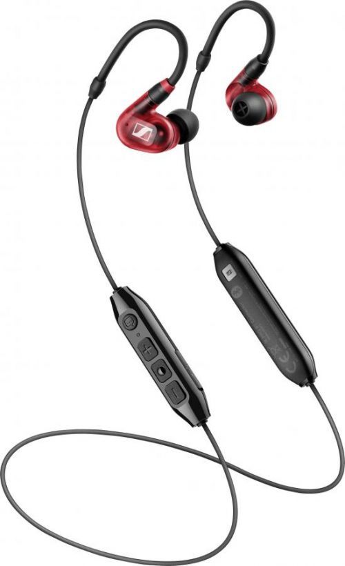 Bluetooth®, kabelová Hi-Fi špuntová sluchátka Sennheiser IE 100 PRO WIRELESS RED 509173, červená