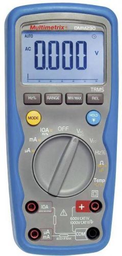 Digitální multimetr Multimetrix DMM 230, vodotěsnost (IP67)
