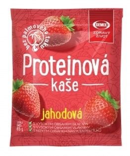 Kaše Proteinová jahodová 65g