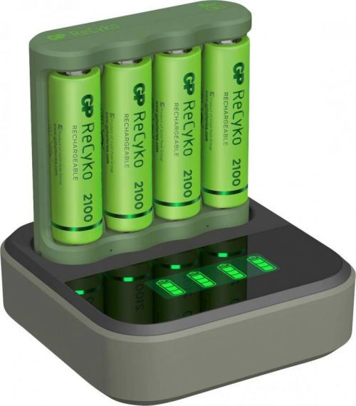 Nabíječka akumulátorů vč. akumulátorů GP Batteries, NiMH Basic-Line Docking-Station, AAA, AA