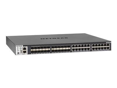 NETGEAR ProSAFE M4300-24X24F - Přepínač - L3 - řízený - 24 x 10/100/1000/10000 + 24 x 10 Gigabit SFP+ - Lze montovat do rozvaděče