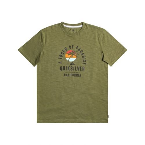 triko QUIKSILVER - Quiet Hour Ss Four Leaf Clover (GPH0) velikost: L