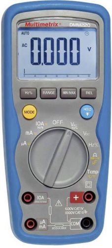 Digitální multimetr Multimetrix DMM 220, vodotěsnost (IP67)