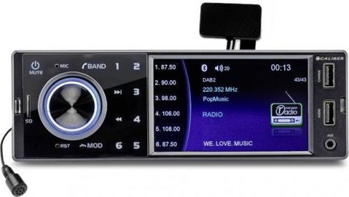 Autorádio Caliber Audio Technology RMD402DAB-BT