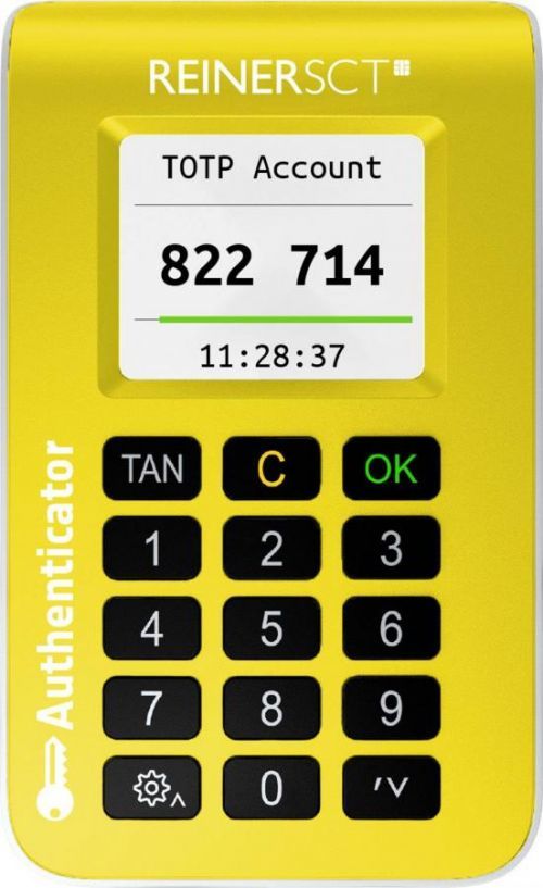 Generátor TAN REINER SCT Authenthicator