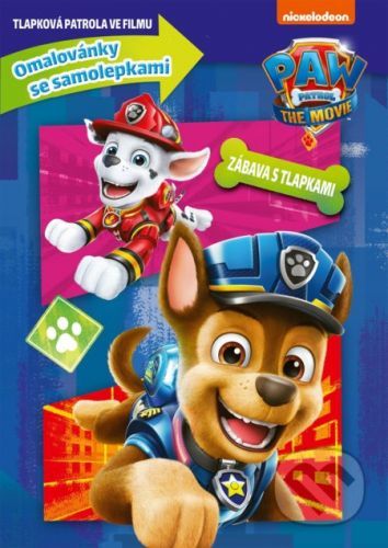 Tlapková patrola: Omalovánky k filmu se samolepkami - Egmont ČR