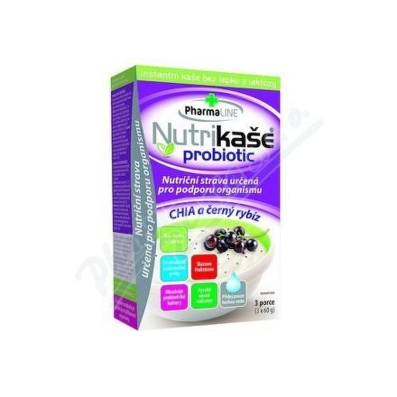 Nutrikaše probiotic - CHIA a černý rybíz (3x60g)