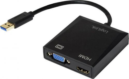 USB / VGA / HDMI adaptér LogiLink UA0234, černá