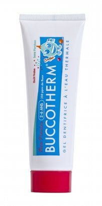 Buccotherm zubní gelová pasta pro děti od 2 do 6 let, s příchutí jahody