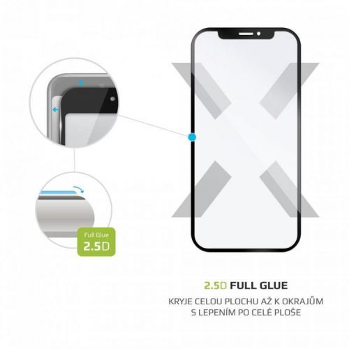 FIXED Ochranné tvrzené sklo Full-Cover pro Xiaomi Poco F2, lepení přes celý displej FIXGFA-677-BK, černé