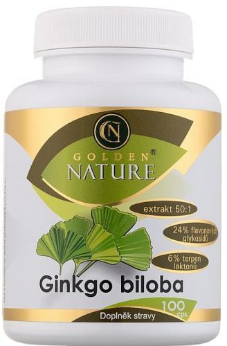 Golden Nature Ginkgo Biloba extrakt 50:1 60mg 100 kapslí