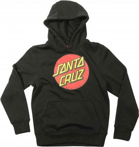mikina SANTA CRUZ - Classic Dot Black (BLACK) velikost: 8-10yrs