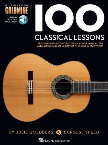 Guitar Lesson Goldmine: 100 Classical Lessons (noty, taby na kytaru) (+online audio)