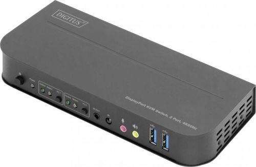 Přepínač KVM Digitus DS-12850, 2  plus  2 port, DisplayPort, HDMI