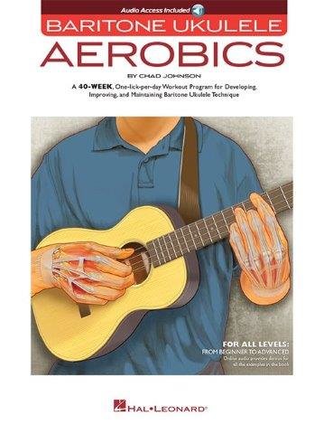 Baritone Ukulele Aerobics: For All Levels - Beginner To Advanced (noty, taby na ukulele) (+online audio)