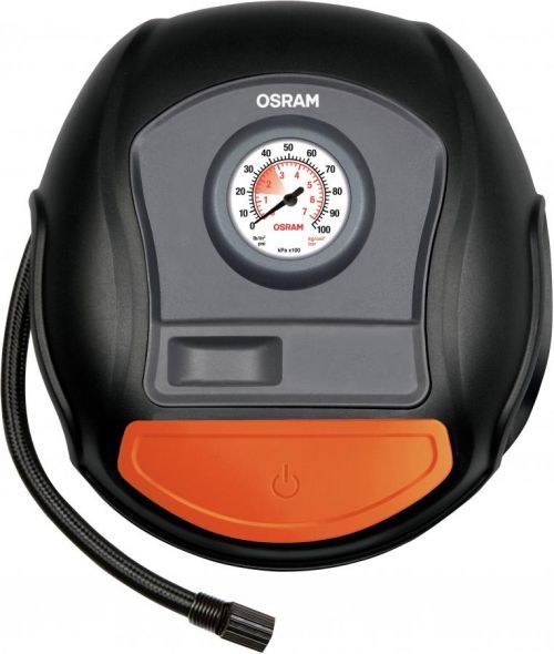 Kompresor Osram Auto OTI200 analogový manometr, kabelová šachta / uchycení kabelu, ochrana proti přetížení