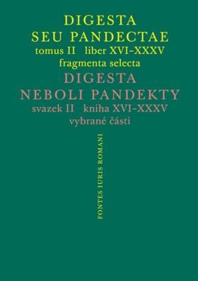 Digesta seu Pandectae II / Digesta neboli Pandekty II - Michal Skřejpek - e-kniha