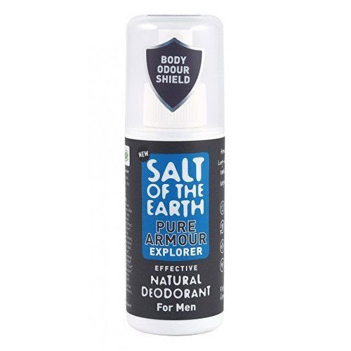 Ostatní Přírodní deodorant ve spreji pro muže Salt of the Earth Pure Armour Explorer 100 ml