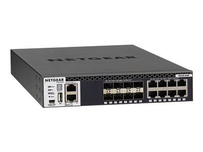 NETGEAR ProSAFE M4300-8X8F - Přepínač - L3 - řízený - 8 x 10/100/1000/10000 + 8 x 10 Gigabit SFP+ - Lze montovat do rozvaděče