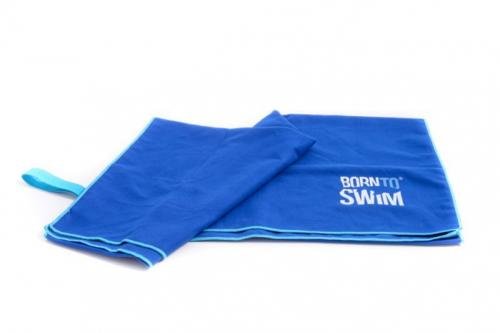 Microfibre ručník BornToSwim Towel Modrá