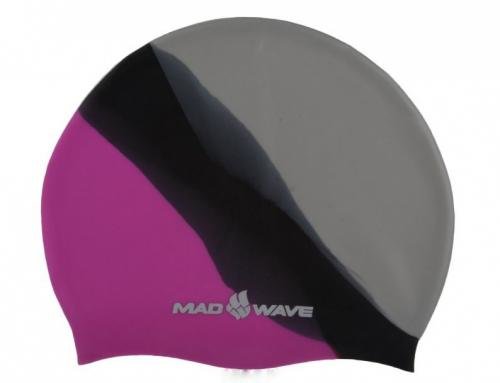 Plavecká čepička Mad Wave Multi Big Silicone Růžová