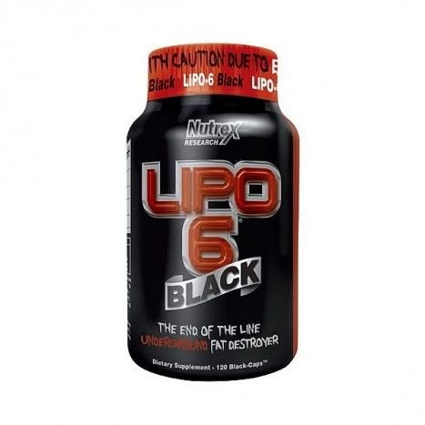 Lipo 6 Black 120 kaps - Nutrex