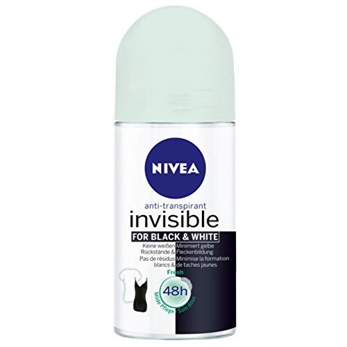 Nivea Kuličkový antiperspirant Invisible Fresh Black&White 48H (Anti-Perspirant) 50 ml