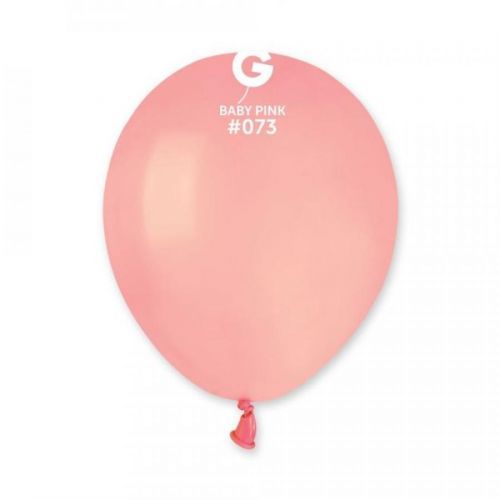 Balónek latexový GEMAR 13 cm – Světle růžová - Baby růžová, 1 KS - SMART