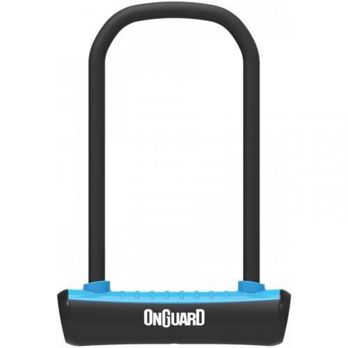 Zámek Onguard podkova 115x230x11mm, modrá, 2klíče, držák