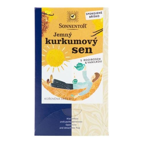 Sonnentor Jemný kurkumový sen BIO čaj porcovaný 27g