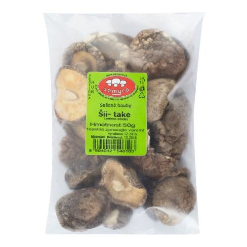 Houby sušené shiitake 50 g   SAMYCO