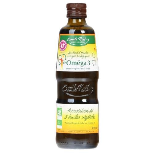 Olej omega 3  500 ml BIO   EMILE NOËL