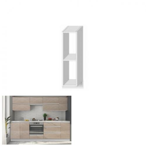 TEMPO KONDELA Skříňka horní otevřená, dub sonoma, LINE