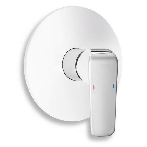 Sprchová podomítková baterie 38050,1 Novaservis NOBLESS TINA, chrom/bílá / 38050.1