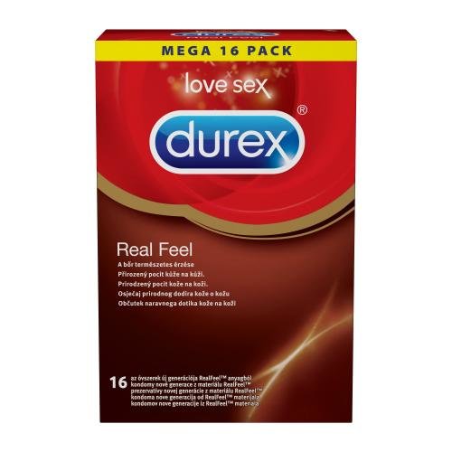 Durex Real Feel bezlatexové kondomy 16ks