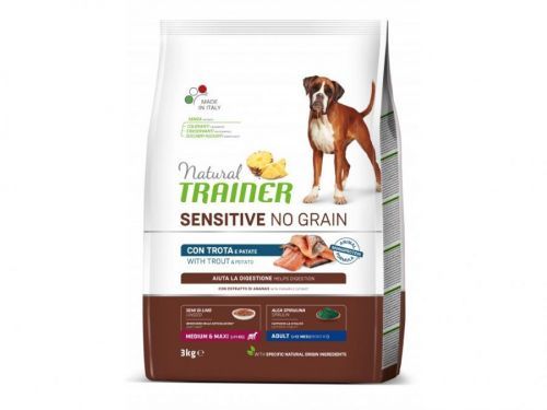 Trainer Natural Sensitive dog NO GRAIN Medium/Maxi pstruh 3kg