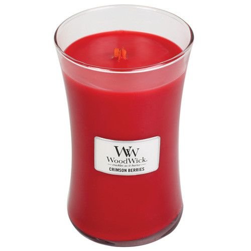 Vonná svíčka WoodWick Červená jeřabina, 609 g, 130 hodin
