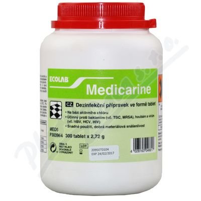 Medicarine tbl.300 dezinf.přípravek