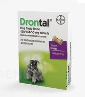 Drontal Dog Flavour 150/144/50mg tbl.24