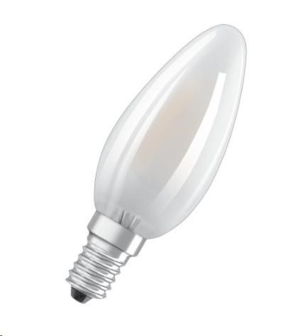 OSRAM LED SUPERSTAR CL B GL Fros. 5W 827 E14 470lm 2700K (CRI 80) 15000h A+ DIM (Krabička 1ks)