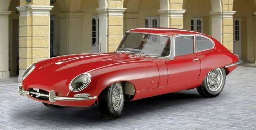 Model auta, stavebnice Revell Jaguar E-Type Coupé 07668, 1:24