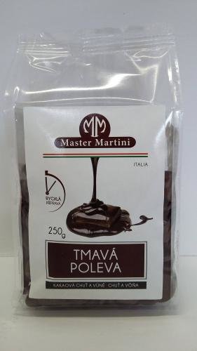 Tmavá poleva 250g Master Martini