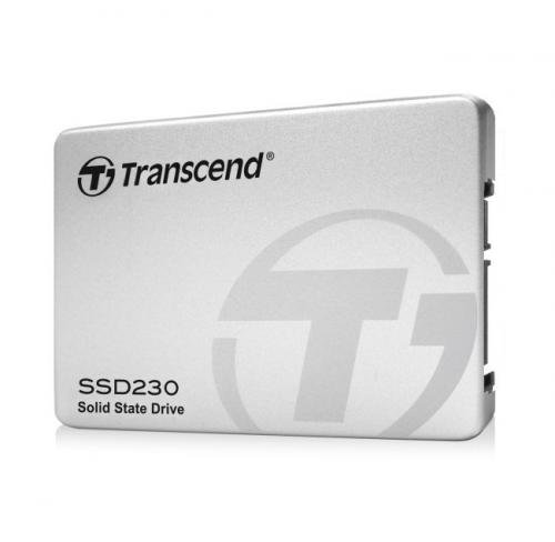 TRANSCEND SSD230S 256GB SSD disk 2.5.. SATA III, 3D TLC, Aluminium casing, stříbrný