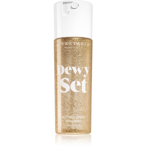 Anastasia Beverly Hills Dewy Set Setting Spray rozjasňující mlha na obličej s vůní Coconut & Vanilla 100 ml
